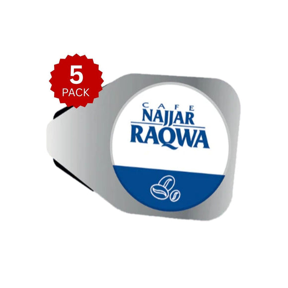 Cafe Najjar Raqwa Plain Coffee Capsules – Single Cup | Authentic Lebanese Coffee